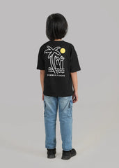 Kids 100% Cotton Graphic T-Shirt – Summer Print Casual Wear