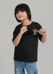Kids 100% Cotton Graphic T-Shirt – Summer Print Casual Wear