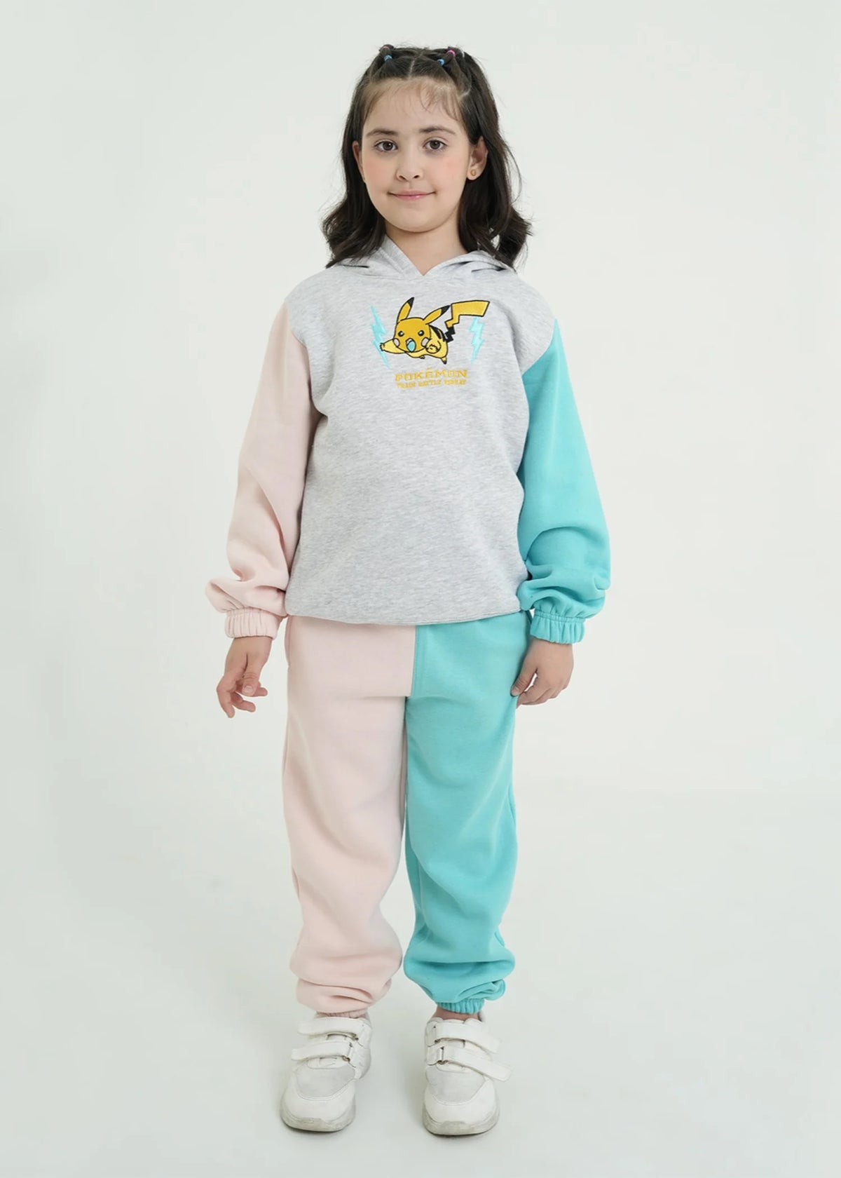 Kids Soft Cotton Graphic Fleece Tracksuit pokemon