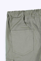 6 Pockets cotton Cargo Shorts gray