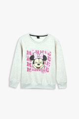 Minnie Mouse Kids Tracksuit | 2-Piece Cotton Fleece Sweatshirt & Joggers Set | Winter Wear