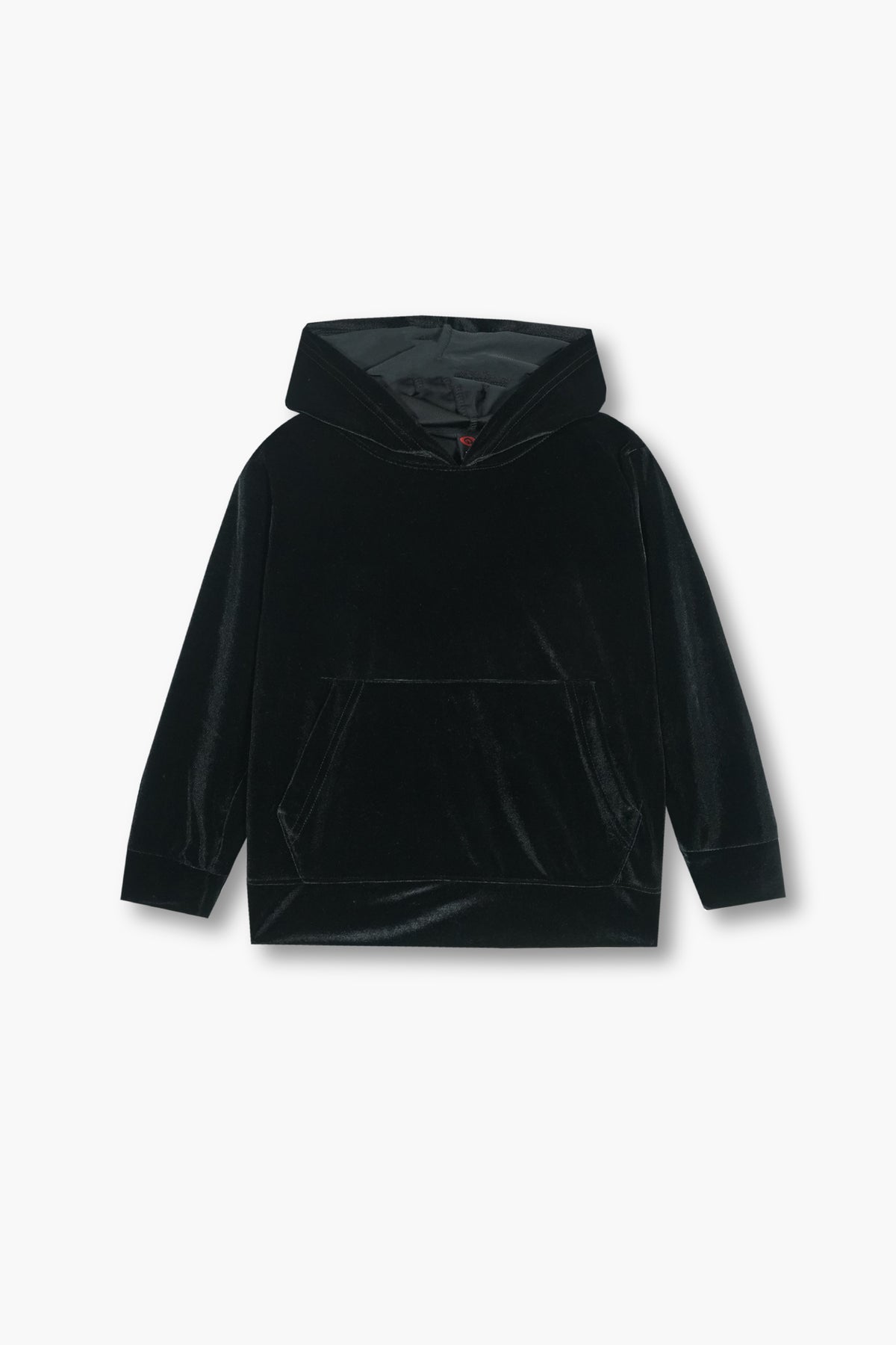 Kids Velvet hoodie – Black