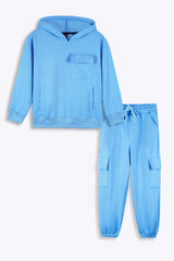 Boys Utility Fleece Tracksuit – Sky Blue
