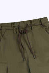 6 Pockets cotton Cargo Shorts brown