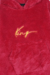 Kids "KING" Fur Hoodie – Ultra Soft Winter Wear