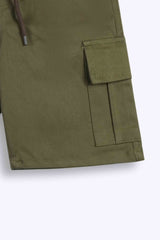 6 Pockets cotton Cargo Shorts brown