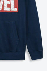 Marvel Boys Hoodie – Navy Blue | 100% Cotton Fleece