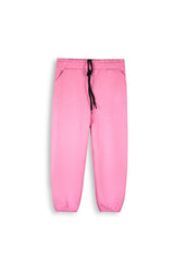 Pink Quilted Winter Suit with Neck Slit | Cozy 2-Piece Lounge Set