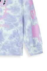 Kids Hello Kitty Tie-Dye Hoodie – 100% Cotton Terry
