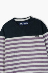 Jeep Striped Cotton Sweater – 100% Cotton | Winter Collection