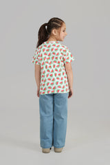 Water Melon all over Print T shirt
