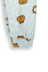 Kids Garfield-style character motifs Allover Print Hoodie & Jogger Set – 100% Cotton Fleece
