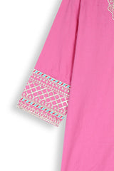 Girls Embroidered 3-Piece Suit – Tilla & Multihead Work with Motif Trouser