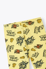 Girls Soft Cotton TOM & JERRY Lycra Tight