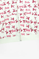 Barbie Print 100% Zip-Up Cotton Terry Hoodie – Heavy GSM