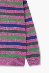 Jeep Multicolor Striped Cotton Sweater – 100% Cotton | Winter Collection