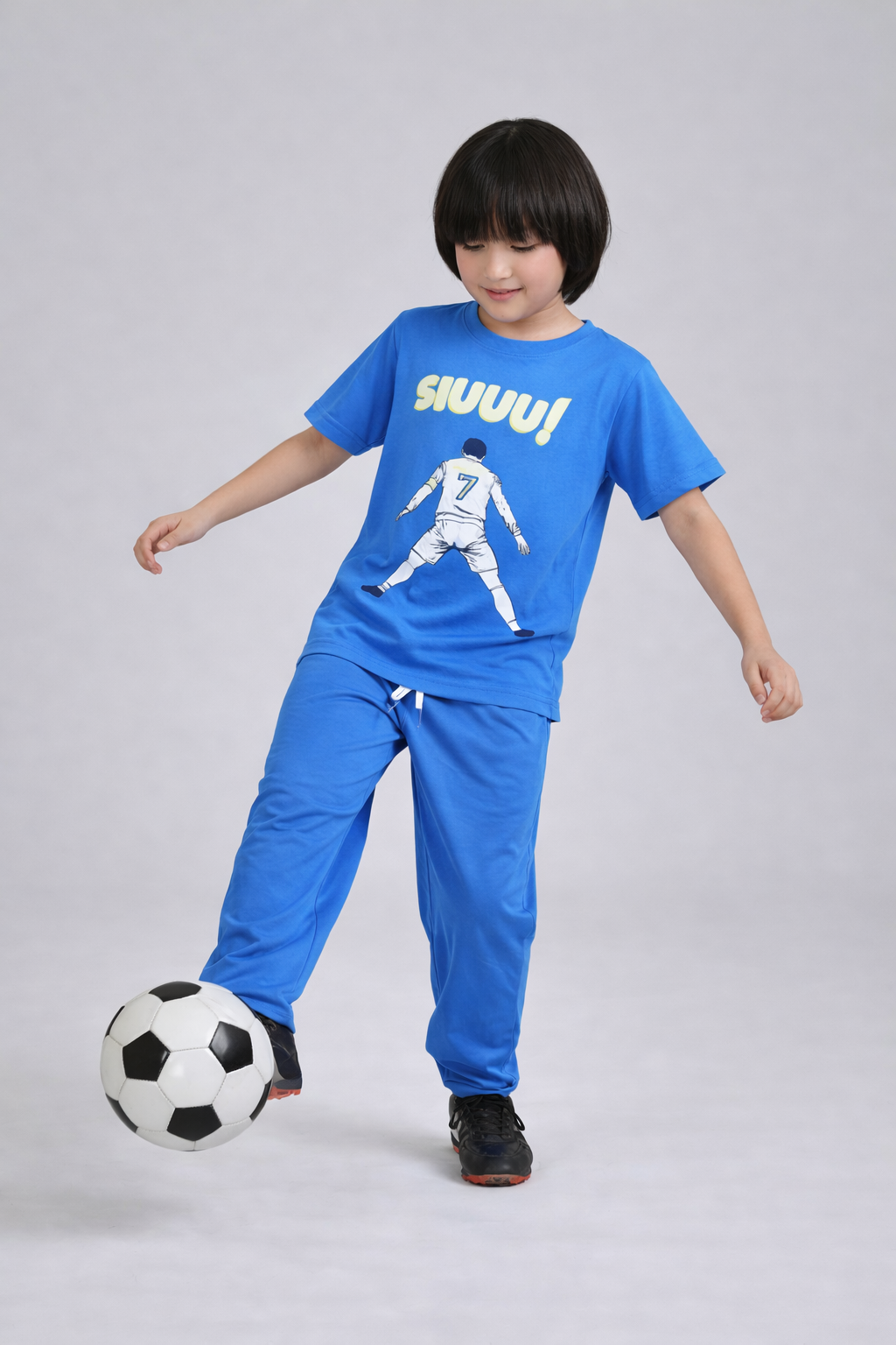 Kids' Cristiano Ronaldo "SIUUU!" Football Co-ord Set