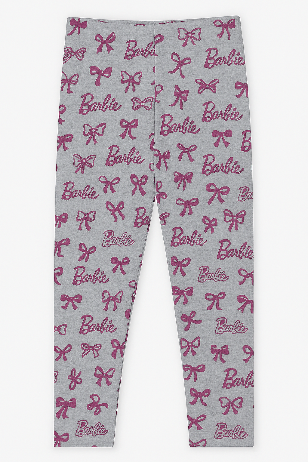 Girl soft cotton barbie lycra tyights gray