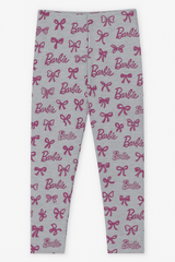 Girl soft cotton barbie lycra tyights gray