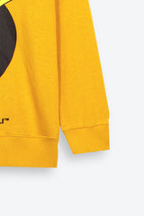 Pokémon Pikachu Kids Tracksuit – Yellow Hoodie & Black Wide-Leg Pants | 100% Cotton Fleece