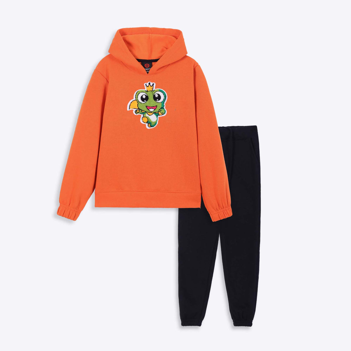 Kids Soft Cotton Embroidered Fleece Tracksuit