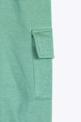 Boys Utility Fleece Tracksuit – Mint Green