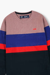 Jeep Color Block Cotton Sweater – 100% Cotton | Stylish &amp; Warm Winter Wear for Kids