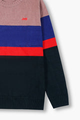 Jeep Color Block Cotton Sweater – 100% Cotton | Stylish &amp; Warm Winter Wear for Kids