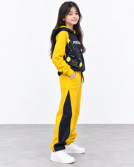 Kids Pokémon Printed Cropped Hoodie & Jogger Set