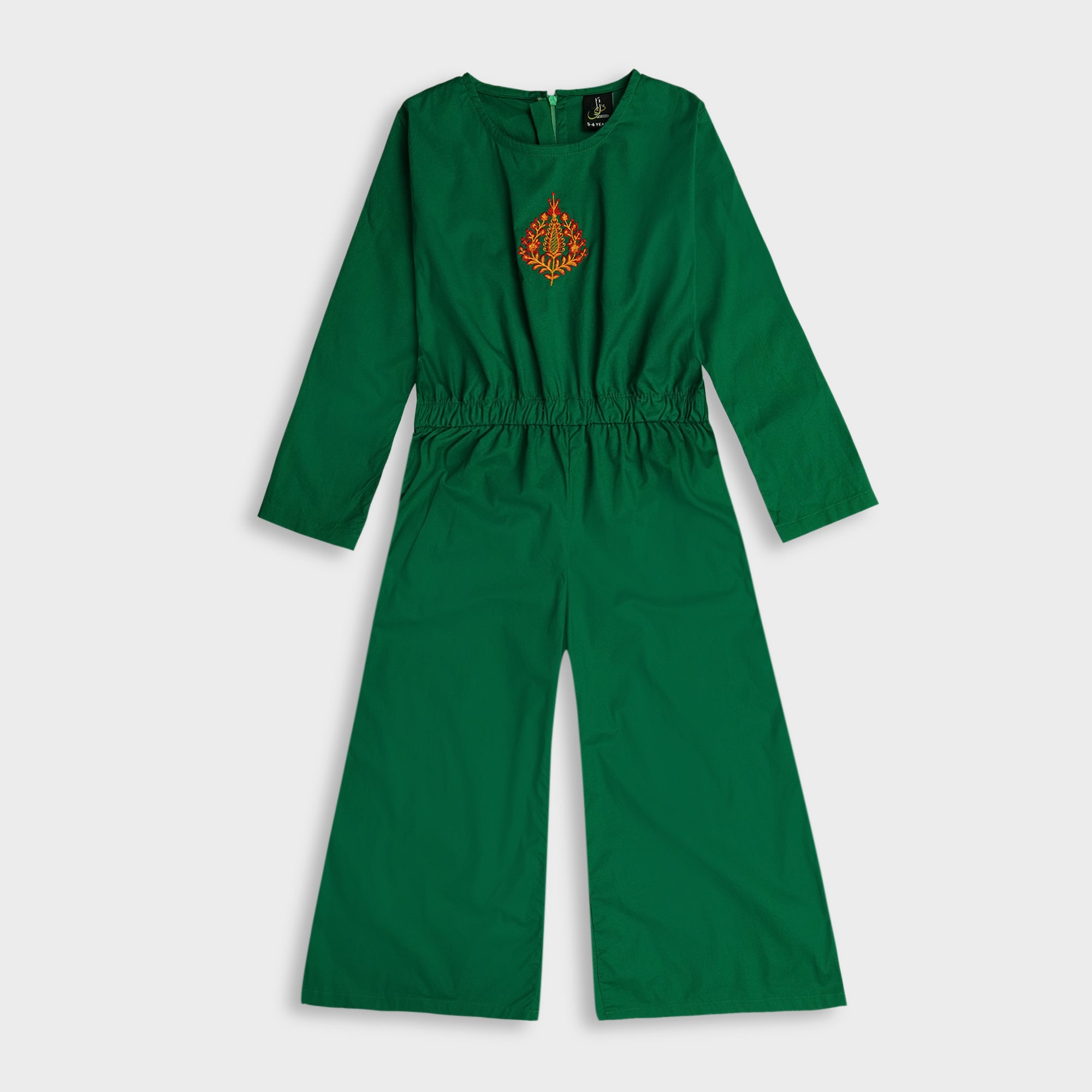Fashion Embroidered Soft Cotton Jumpsuit