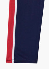 Kids "EVERYDAY" Printed Cotton Interlock T-Shirt & Pants Set – Red, White & Navy