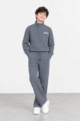 Kids New York Quarter-Zip Sweatshirt & Jogger Tracksuit Set