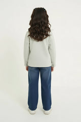 Embroidered Jacquard Shirt | Stylish Winter Wear (Grey)