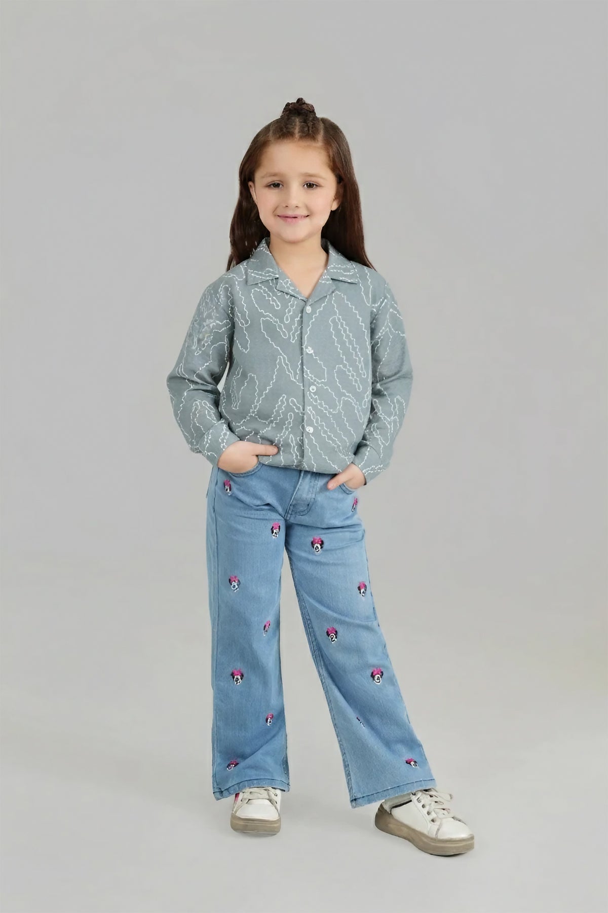 Jacquard Embroidered Shirt  | Onion Outfits