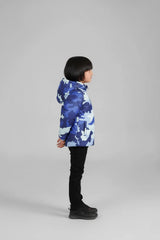 Kids Camouflage Puffer Jacket | Winter Hooded Coat | Warm & Lightweight Outerwear