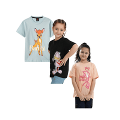 Combo of 3 Girls T shirts Bambi