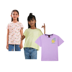 Combo of 3 Girls T shirts Banana