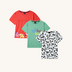 Combo of 3 Girls T shirts Mickey