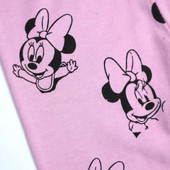 Cotton Pink Mickey  Allover Mickey Printed Leggings