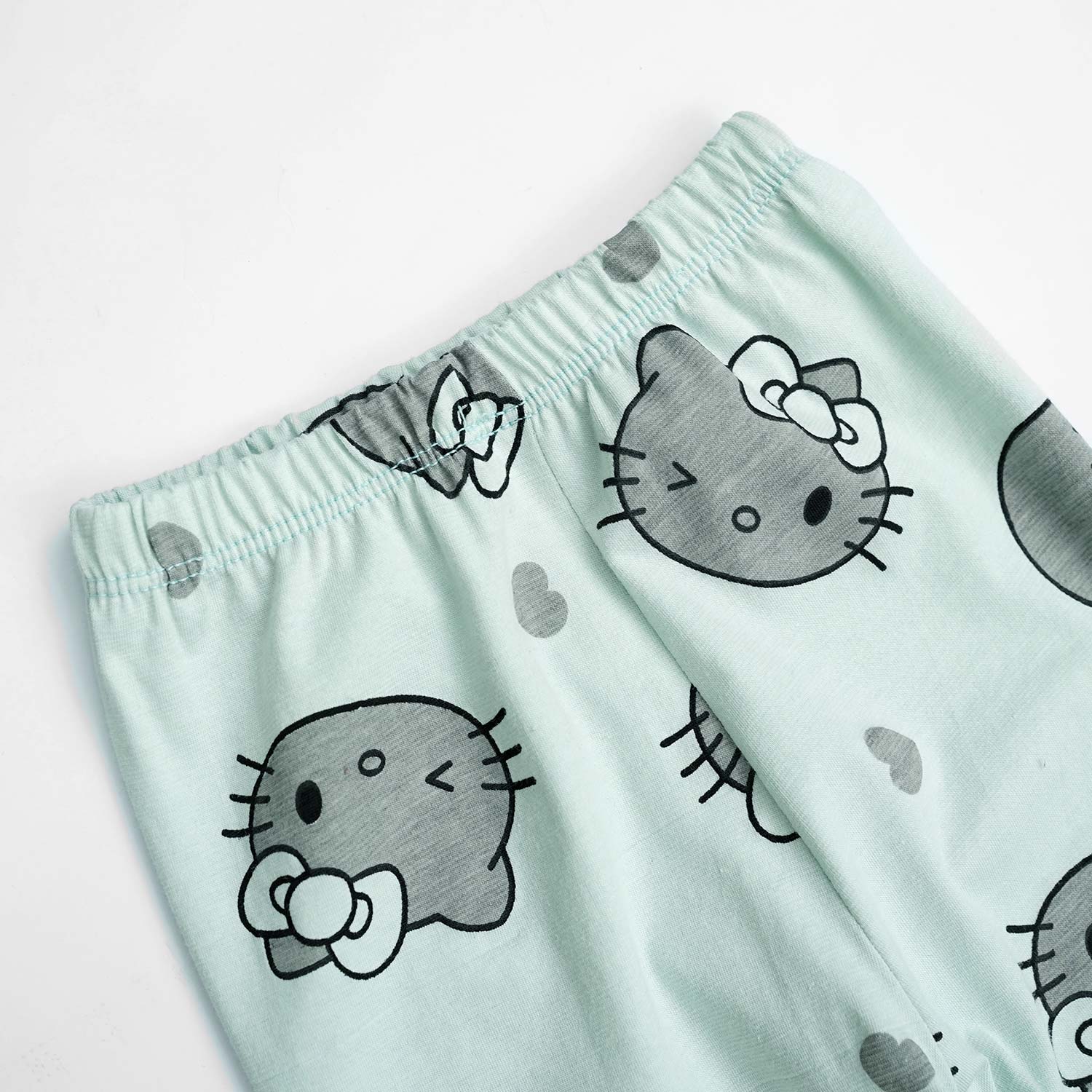 All-Over Kitty Printed Cotton Leggings