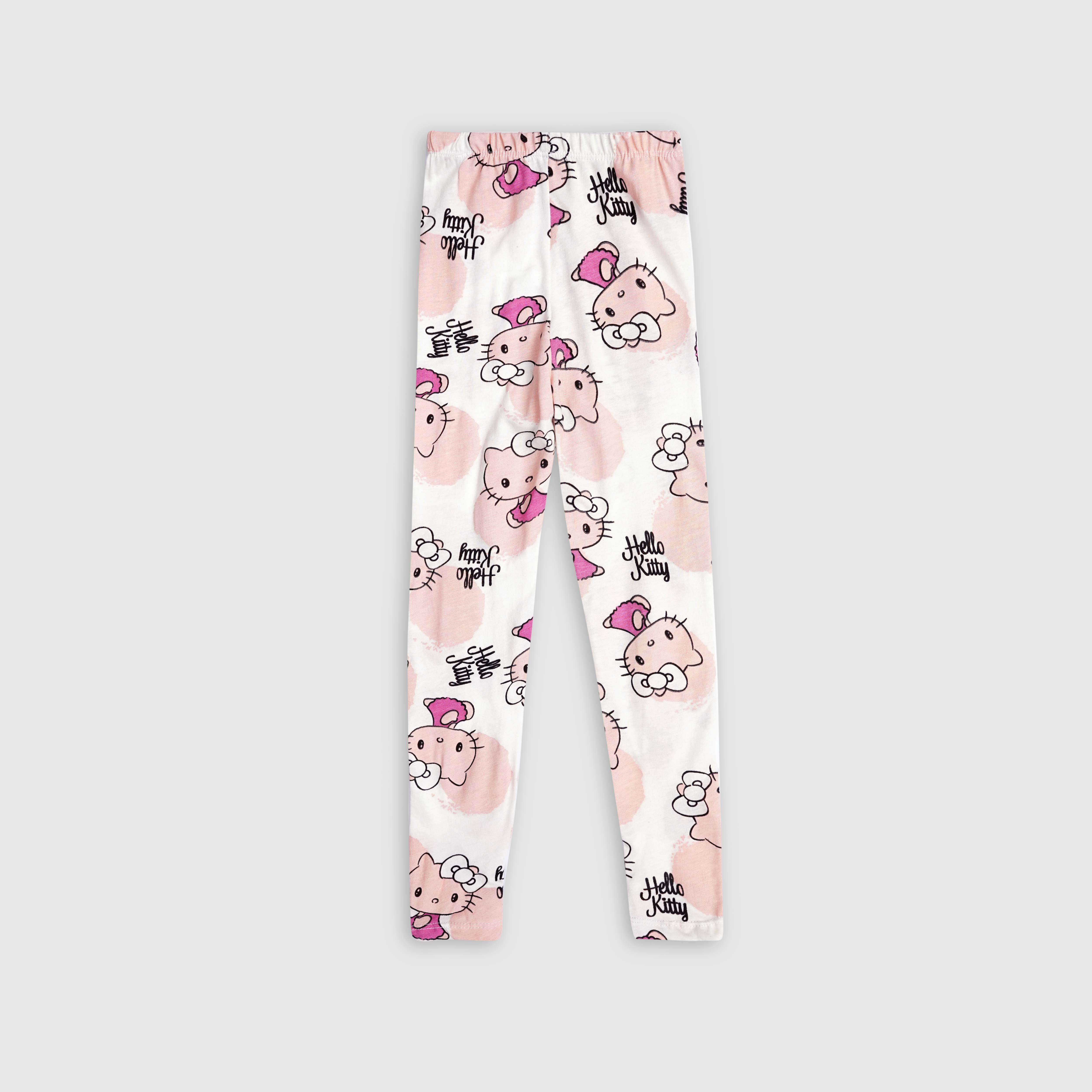 All-Over Printed Cotton Leggings