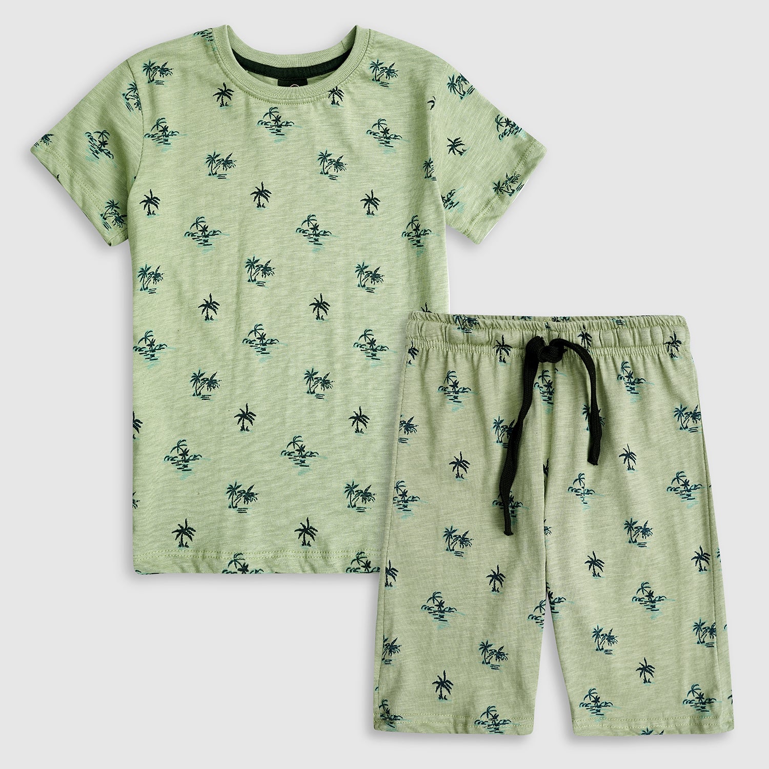 Kids Soft Cotton All Over Printed 2 Piece Suit