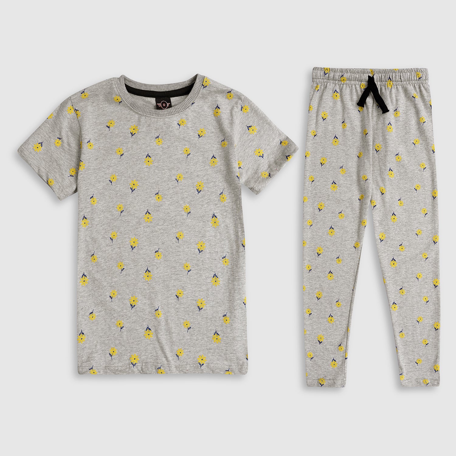 Kids Soft Cotton All Over Printed 2 Piece Suit