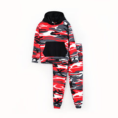 Boys Camo Printed Fleece Suit