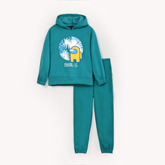 Graphic Green Fleece Suit