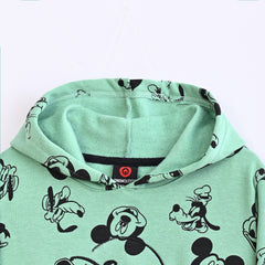 Girls Mickey Mouse Printed Fleece Suit