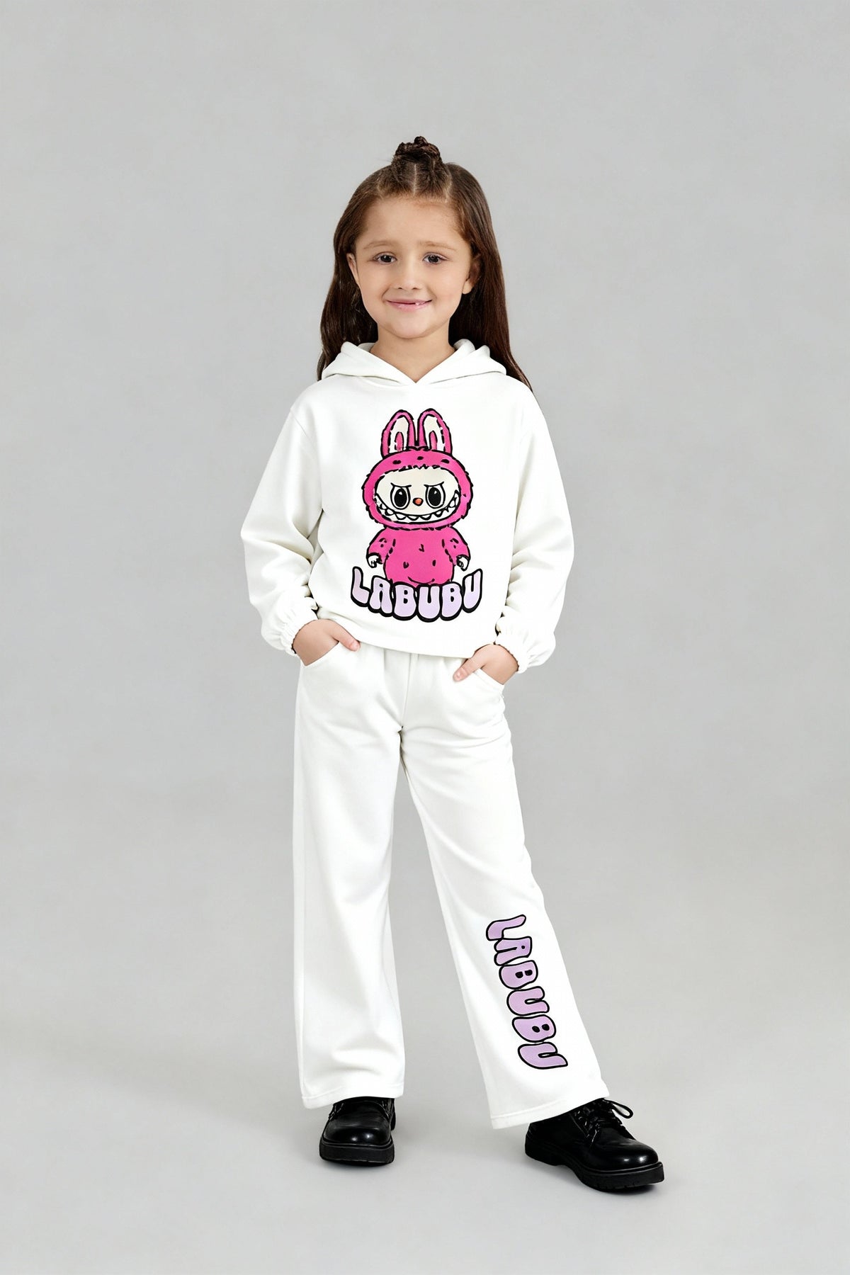 LABUBU Kids Fleece Tracksuit – 100% Premium Winter Fleece