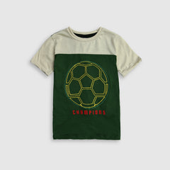 Boys Soft Cotton Embroidered T-Shirt