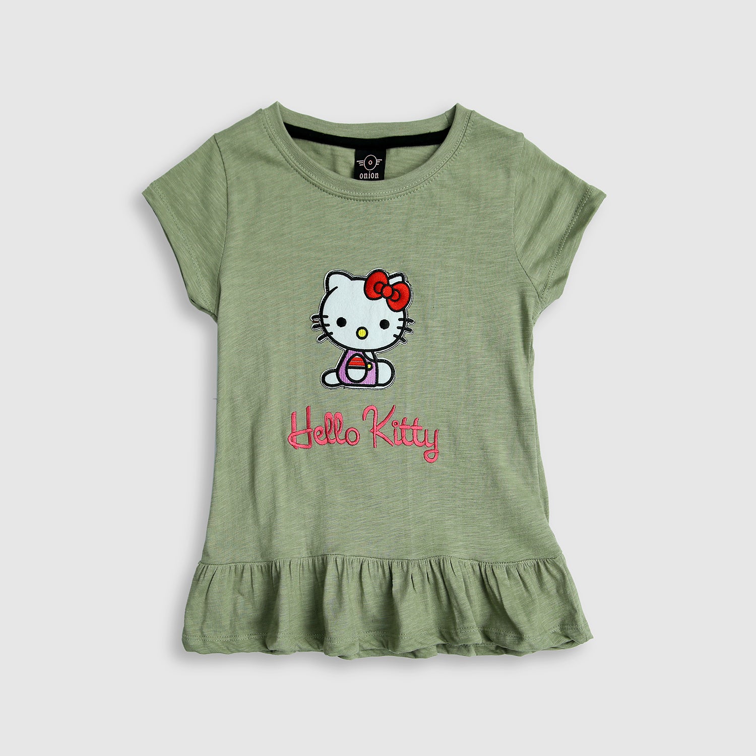 Girls Pure Cotton "Kitty" Graphic T-shirt Frock