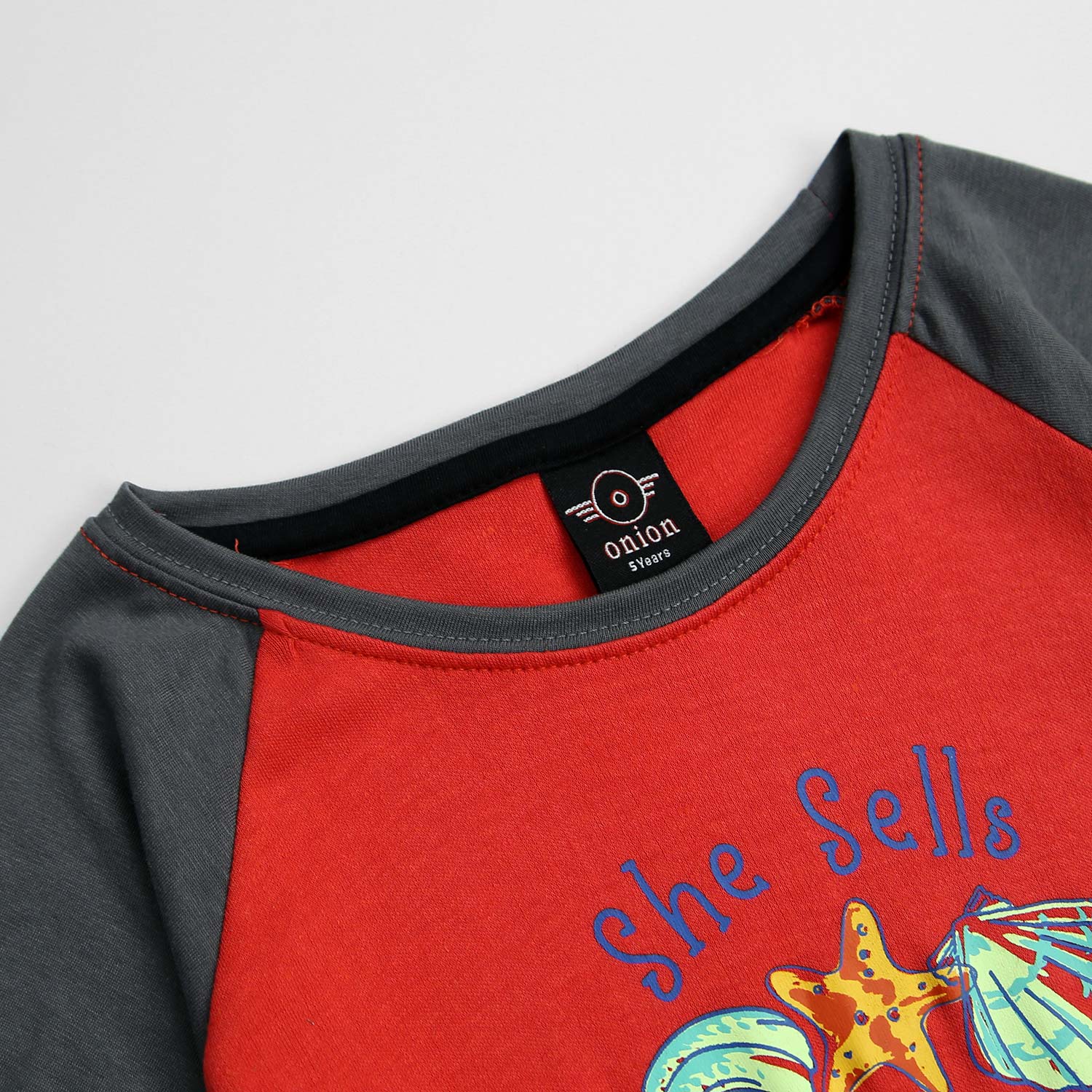 Girls Pure Cotton "She Sells" Graphic T-shirt Frock
